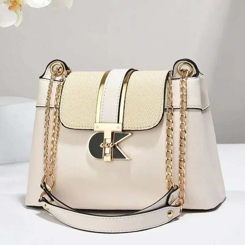 Classic Designer Women'S Shoulder Crossbody Bag Fashion New Chain Small Square Bag Large Capacity Commuting Casual Handbag Women
