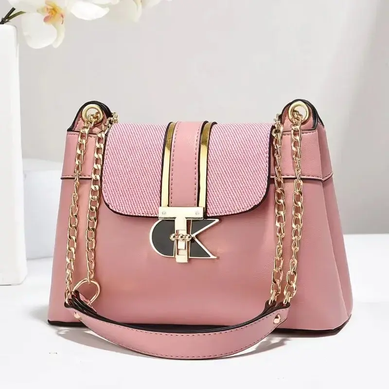 Classic Designer Women'S Shoulder Crossbody Bag Fashion New Chain Small Square Bag Large Capacity Commuting Casual Handbag Women