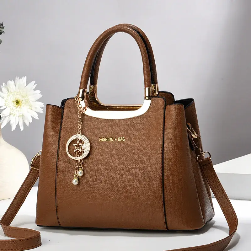 High Quality Ladies Leather Hand Bags Women Luxury Brand Shoulder Bags Designer Large Capacity Female Handbag Bolsa Feminina