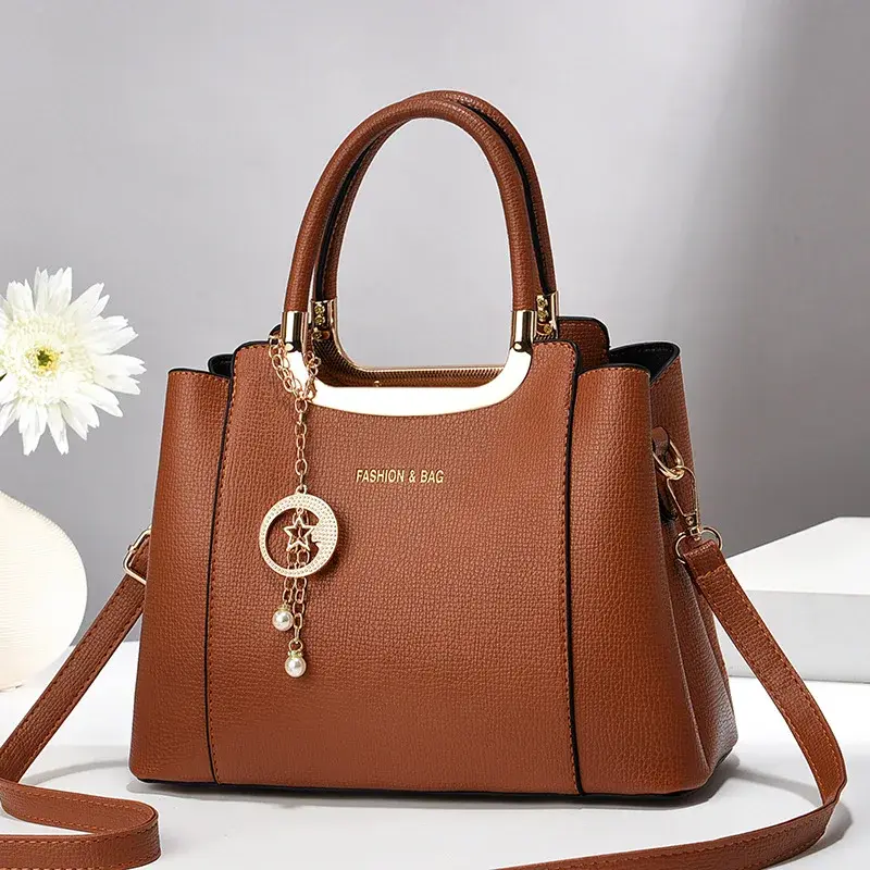 High Quality Ladies Leather Hand Bags Women Luxury Brand Shoulder Bags Designer Large Capacity Female Handbag Bolsa Feminina