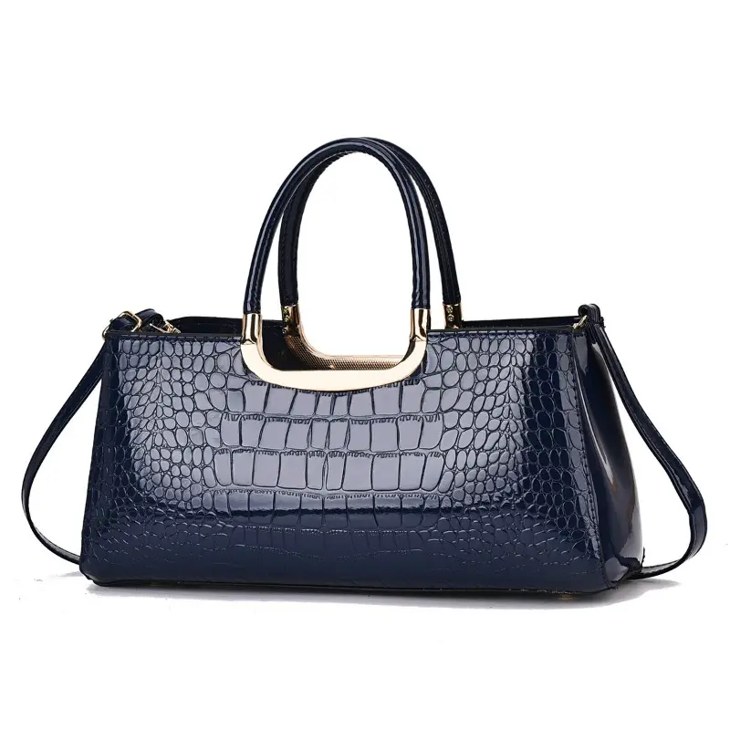 Elegant Ladies Crocodile Pattern Handbag Casual Versatile Crossbody Bag Evening Bag Wedding Handheld Bag Bolsa Feminina