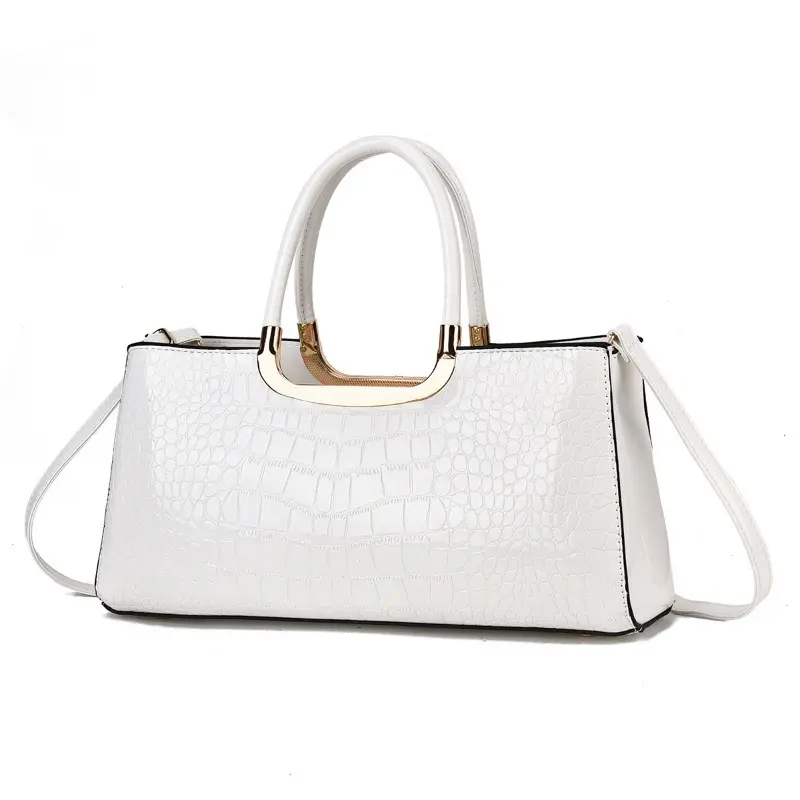 Elegant Ladies Crocodile Pattern Handbag Casual Versatile Crossbody Bag Evening Bag Wedding Handheld Bag Bolsa Feminina