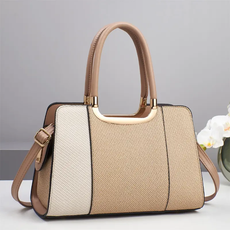 2025 New Large Capacity Women Handbags Elegant Womens Shoulder Bag Crossbody Commuter Panelled Handbag Ladies Hand Bags