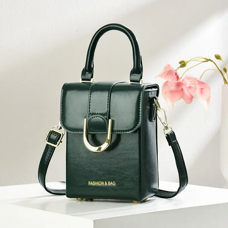Exquisite Women's Solid Color Handbag Specially Designed for Mobile Phones High-quality Trendy Women Shoulder Crossbody Bags