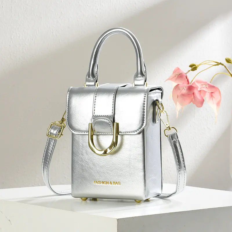 Exquisite Women's Solid Color Handbag Specially Designed for Mobile Phones High-quality Trendy Women Shoulder Crossbody Bags