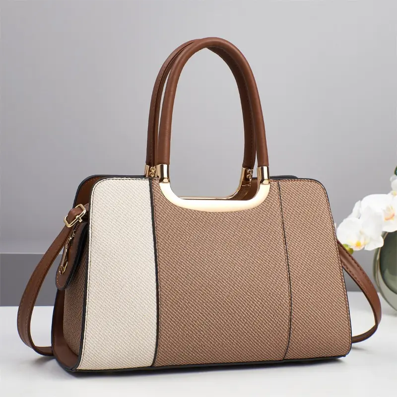 2025 New Large Capacity Women Handbags Elegant Womens Shoulder Bag Crossbody Commuter Panelled Handbag Ladies Hand Bags