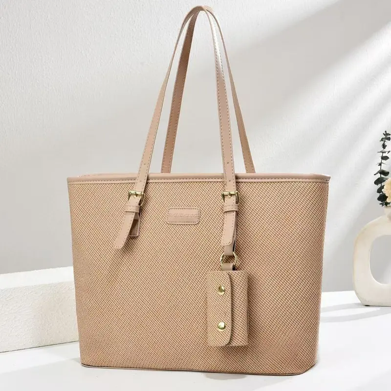2025 New High Quality Soft Leather Women Tote Bags Fashion Large Capacity Female Shoulder Messenger Bag Luxury Ladies Handbag