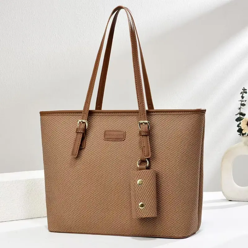 2025 New High Quality Soft Leather Women Tote Bags Fashion Large Capacity Female Shoulder Messenger Bag Luxury Ladies Handbag