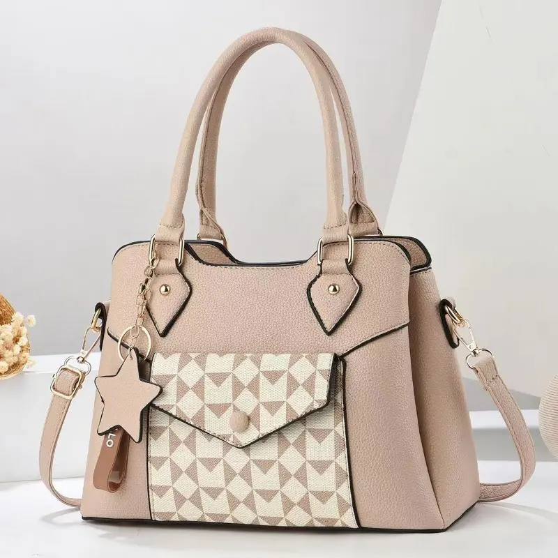 Trendy 2025 European and American Style Women's Handbag Simple Versatile Boston Crossbody Bag Large Capacity Shoulder Bags