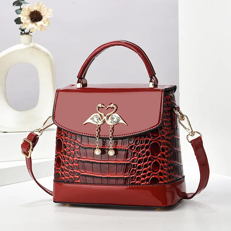 Womens Shoulder Bag Luxury Crocodile Patterned Women's Handbags Bag for Woman Female Clutch Phone Bags Small Crossbody Bags