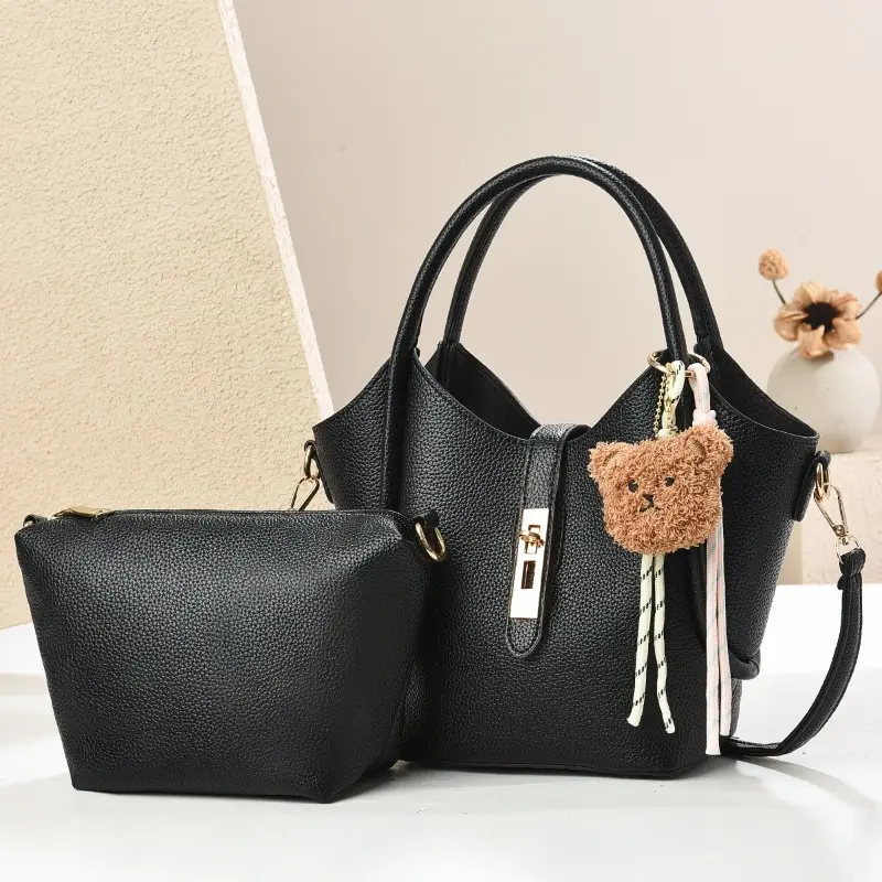 Super High Quality Pu Leather Top Handle Crossbody Bag Women Casual Shoulder Messenger Bags Ladies Fashionable Handbag