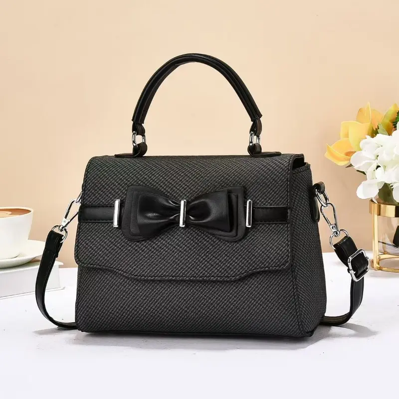 Elegant Butterfly Knot Handbag Women's Unique Design Shoulder Bags New Womens Crossbody Bag Cute and Fresh Small Square Bag