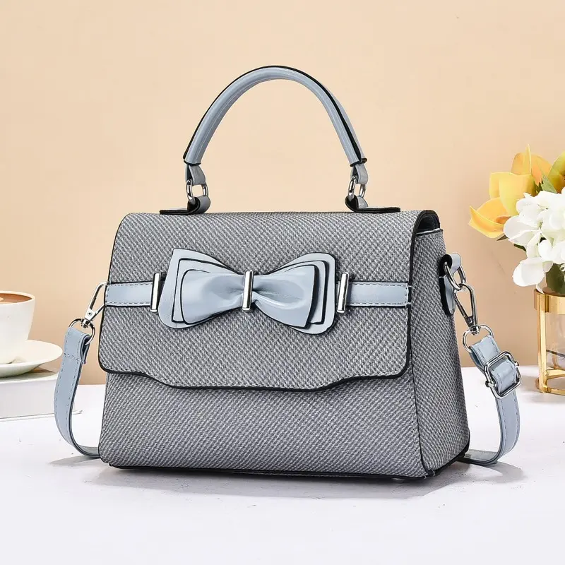 Elegant Butterfly Knot Handbag Women's Unique Design Shoulder Bags New Womens Crossbody Bag Cute and Fresh Small Square Bag