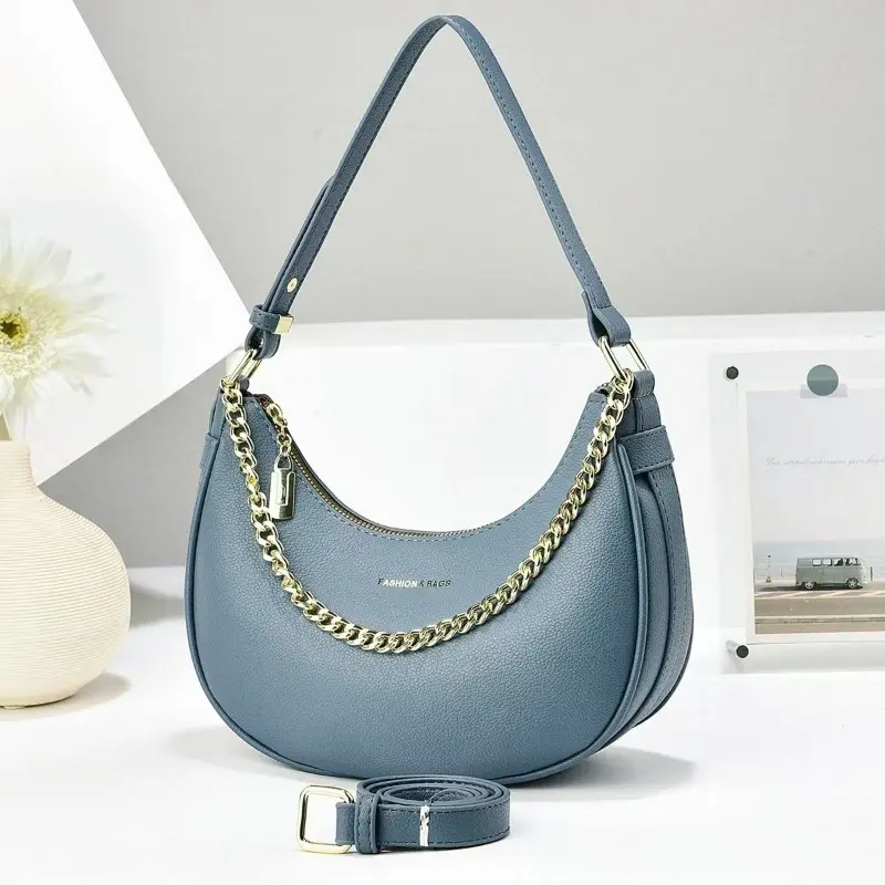 Fashionable Chain Handbag Trendy Fashion Women's Small Shoulder Bag 2025 New Style Versatile Underarm Crossbody Women's Bag