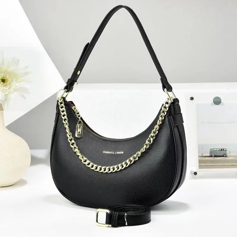 Fashionable Chain Handbag Trendy Fashion Women's Small Shoulder Bag 2025 New Style Versatile Underarm Crossbody Women's Bag
