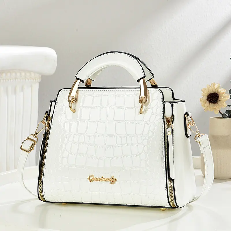Fashionable Small Handbag Holiday Day Gift Women's Bag Polyester Fiber Interior Zipper Bag PU Leather Shoulder & Crossbody Bags