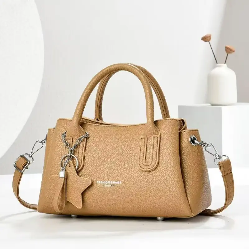 Light Women's Bags for Mom Multi-pocket Design Ladies Crossbody Shoulder Bags Vintage Pu Leather Purses and Handbags Sac A Main