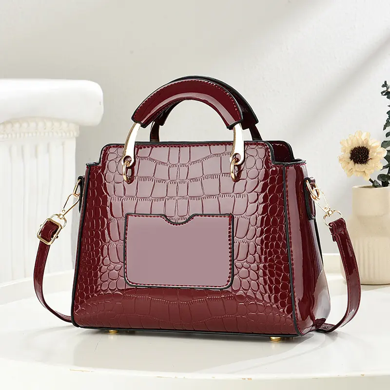 Fashionable Small Handbag Holiday Day Gift Women's Bag Polyester Fiber Interior Zipper Bag PU Leather Shoulder & Crossbody Bags