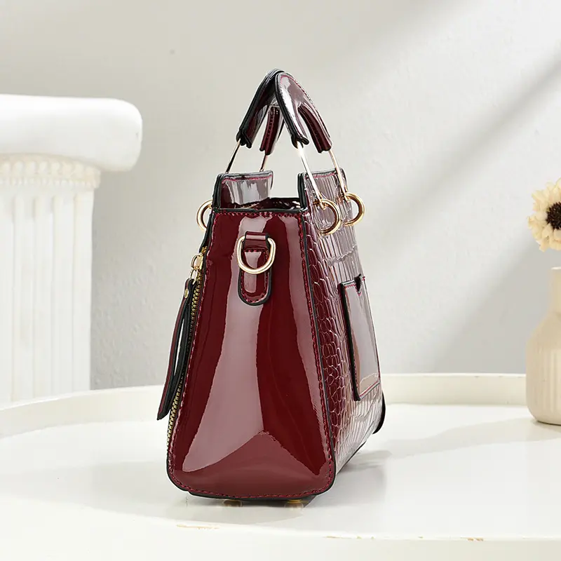 Fashionable Small Handbag Holiday Day Gift Women's Bag Polyester Fiber Interior Zipper Bag PU Leather Shoulder & Crossbody Bags