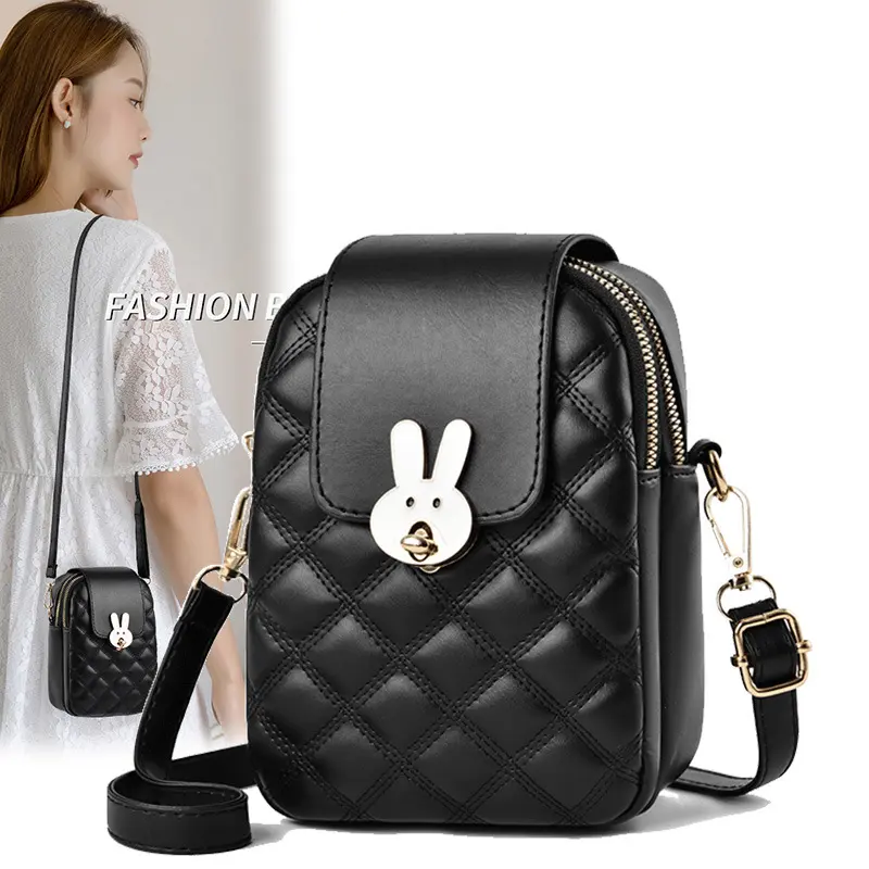 Casual Woman Small Bag 2025 New High Quali Single Shoulder Slant Cross Bags Faionable Soft Leather Women Crossbody Phone Bag