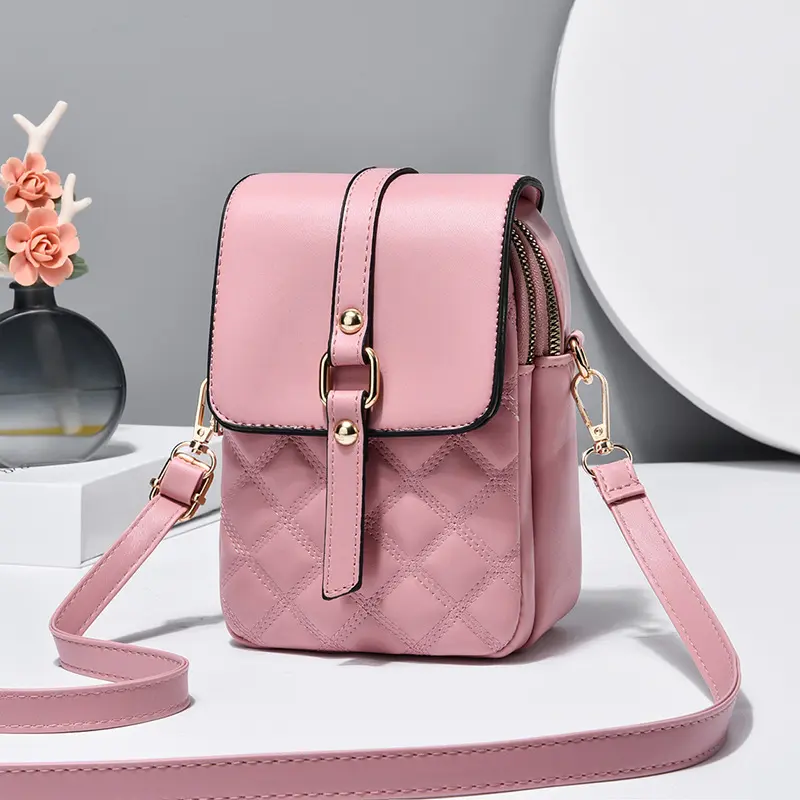 Casual Woman Small Bag 2025 New High Quali Single Shoulder Slant Cross Bags Faionable Soft Leather Women Crossbody Phone Bag