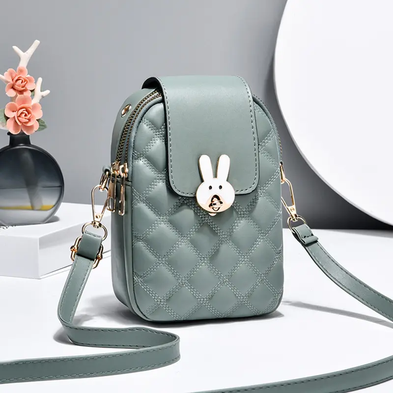 Casual Woman Small Bag 2025 New High Quali Single Shoulder Slant Cross Bags Faionable Soft Leather Women Crossbody Phone Bag