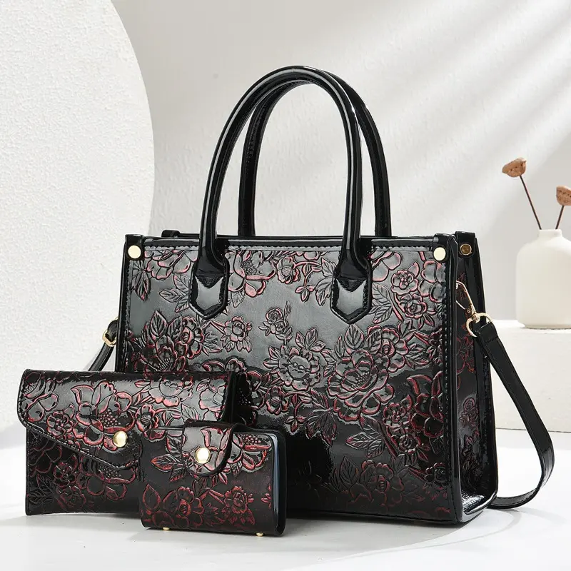 3Piece Set Luxury Casual Tote Women Bag High Quality Trendy Texture Ladies Hand Bags for Women Big Shoulder Crossbody Bags Sac