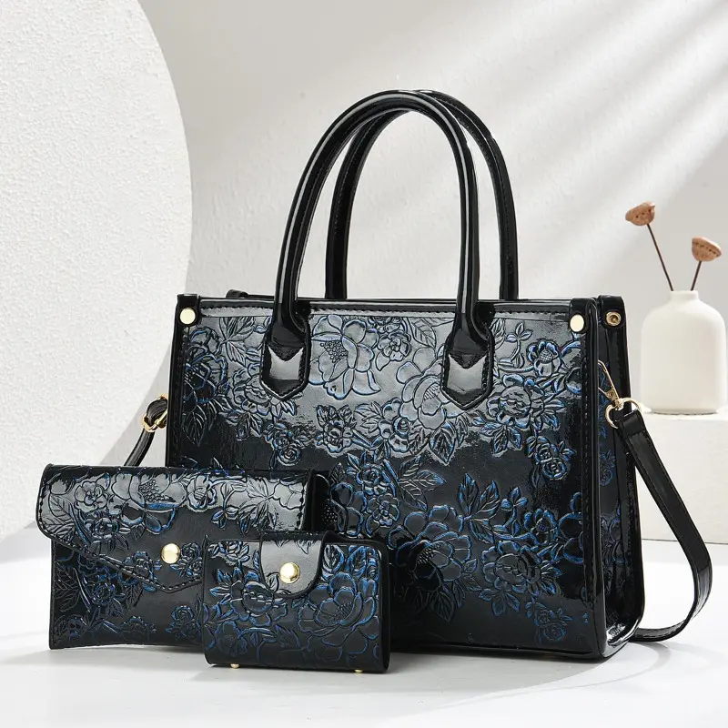 3Piece Set Luxury Casual Tote Women Bag High Quality Trendy Texture Ladies Hand Bags for Women Big Shoulder Crossbody Bags Sac