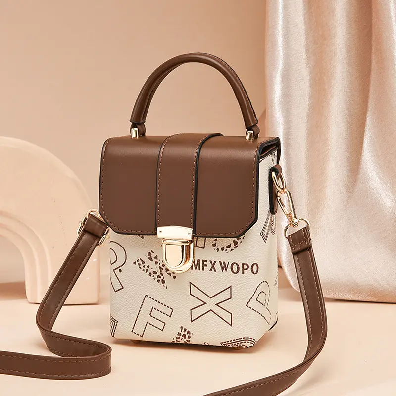 Fashion Cute Women's PU Leather Shoulder Bag Girls Casual Small Handbag Bags for Woman Luxury Designer Crossbody Bags