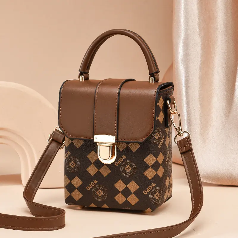 Fashion Cute Women's PU Leather Shoulder Bag Girls Casual Small Handbag Bags for Woman Luxury Designer Crossbody Bags