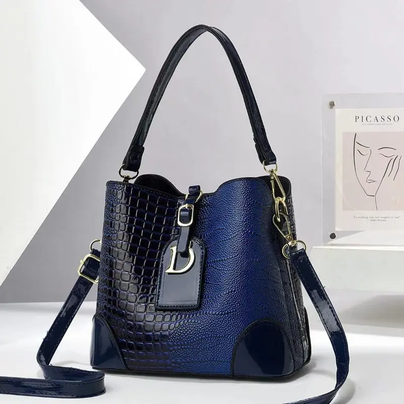 New Elegant Luxury Handbag Messenger Bucket Bag Fashion Handbags Wome's Designer High Quailty Shoulder Bags Tote Sac A Main