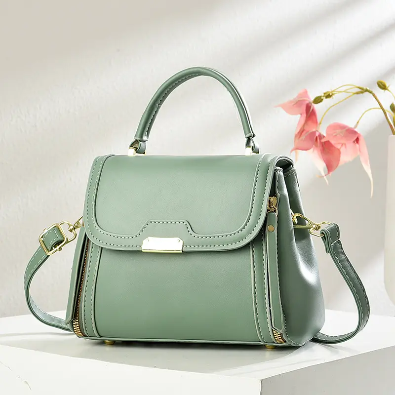 Fashionable Casual Shoulder Bag Women's Hot Sale of The Season New Commuter Bag Handbag Soft PU Leather Women Handbag