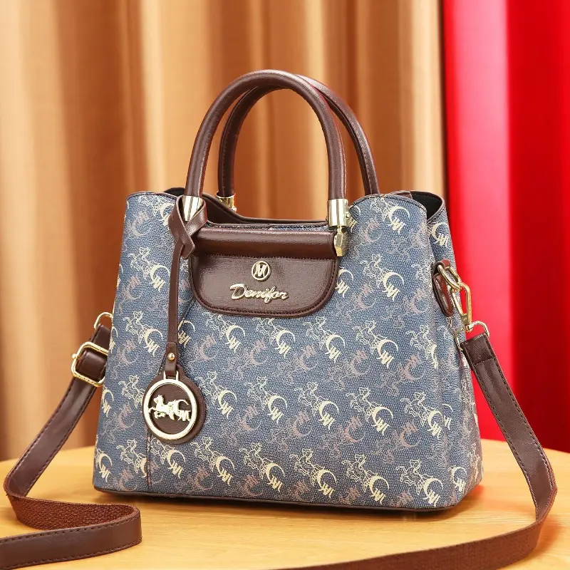 Women Elegant Handbag for Women High Quality Pu Leather Top-Handle Bags Ladies Shoulder Crossbody Bag Quality Casual Tote Bag
