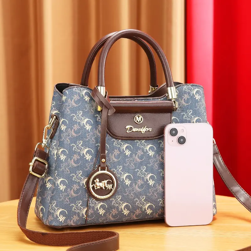 Women Elegant Handbag for Women High Quality Pu Leather Top-Handle Bags Ladies Shoulder Crossbody Bag Quality Casual Tote Bag