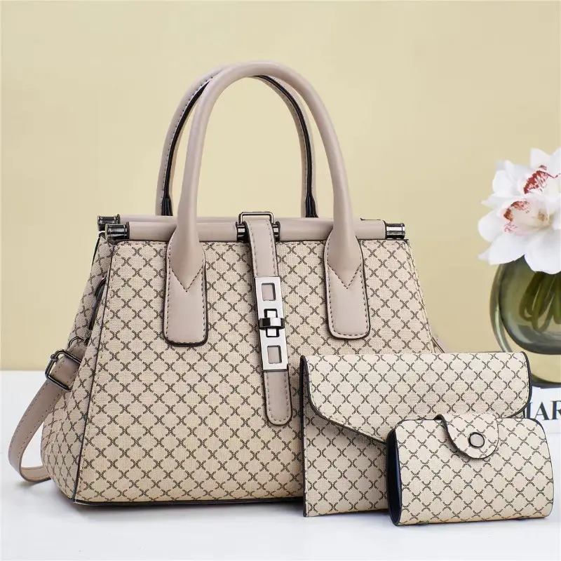 2025 New 3Piece Set Women Bag Handbag Fashion Shoulder Tote Bag Crossbody High Quality Daily Commuter Bag Women Sac A Main