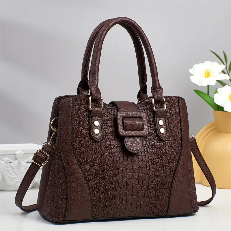 Large Capacity Womens Shoulder Crossbody Bag Day Trendy Shoulder Bag Fashion Women's Handbag High-End Design Female Purse