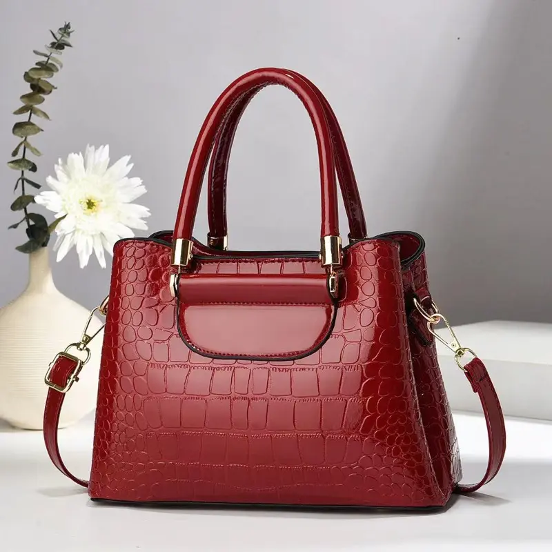 Women Fashion Luxury Handbag Purses Luxury Design Multifunction Shoulder Bag for Female Ladies Bright Leather Crossbody Bag