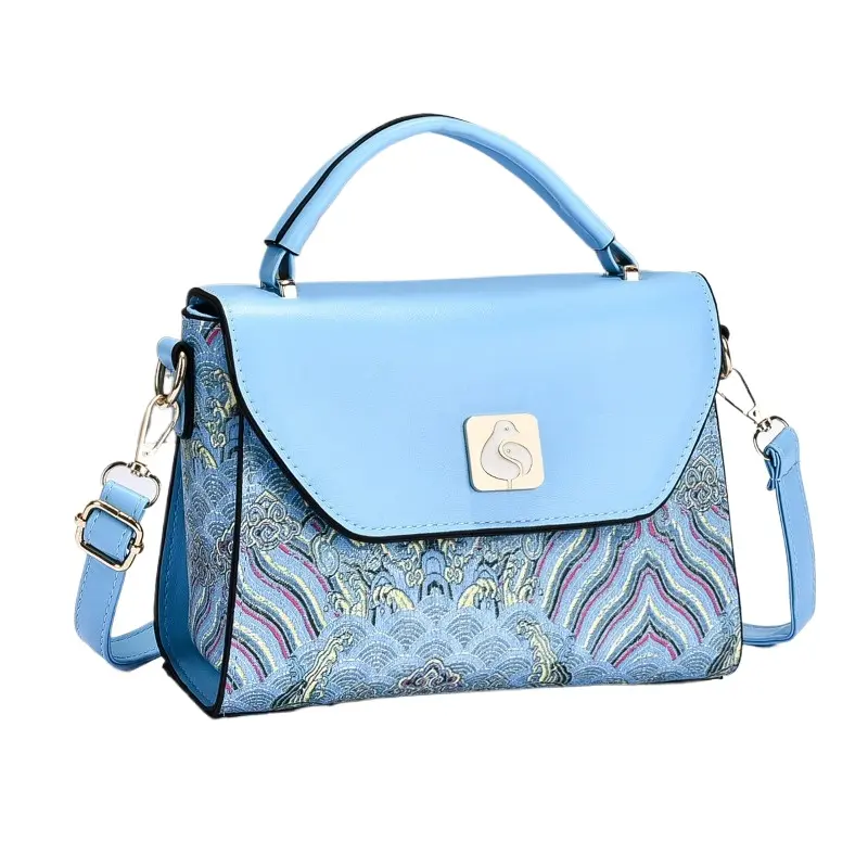 New Design High Quality Print Leather Women Bag for Shoulder Bag Sac A Main Femme Luxury Handbag Elegante Small Square Bag