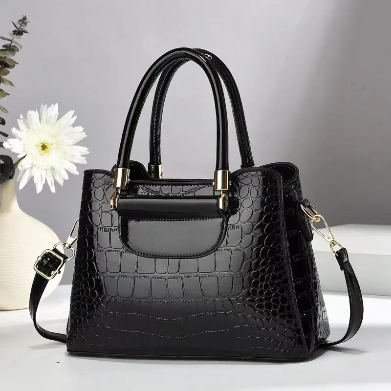 Women Fashion Luxury Handbag Purses Luxury Design Multifunction Shoulder Bag for Female Ladies Bright Leather Crossbody Bag