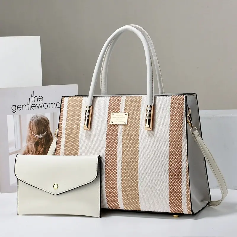 Fashion Color Block Large Capacity Women's Handbag Hot Sale of The Season New Style Casual Tote Bag Large Women's Crossbody Bag