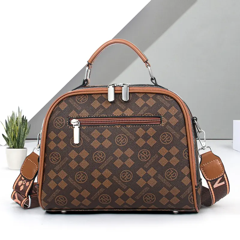 Fashionable Printed Shoulder Bag Luxurious Brand Design Women'S Handbag Classic Casual Crossbody Bag Commuting Tote Bag Women
