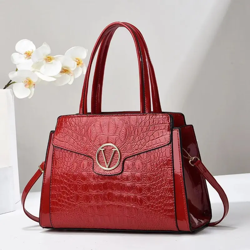 Crocodile Patterned Designer Handbag for Female Trend Shoulder Crossbody Women Shopper Bag Large Capacity Ladies Messenger Bags