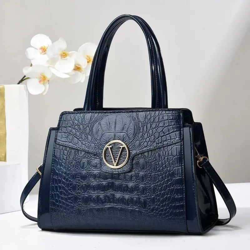 Crocodile Patterned Designer Handbag for Female Trend Shoulder Crossbody Women Shopper Bag Large Capacity Ladies Messenger Bags