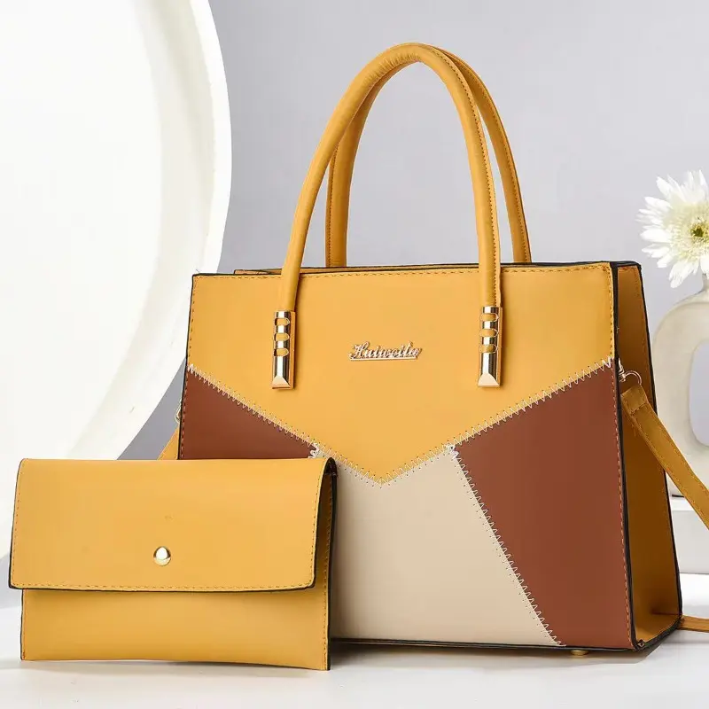 Large Capacity Women's Shoulder Bag Fashionable Crossbody Handbag Elegant Minimalist Style PU Material Ladies Messenger Bags