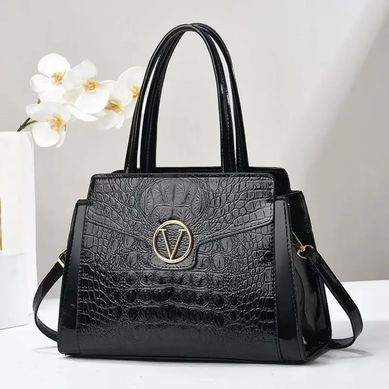 Crocodile Patterned Designer Handbag for Female Trend Shoulder Crossbody Women Shopper Bag Large Capacity Ladies Messenger Bags
