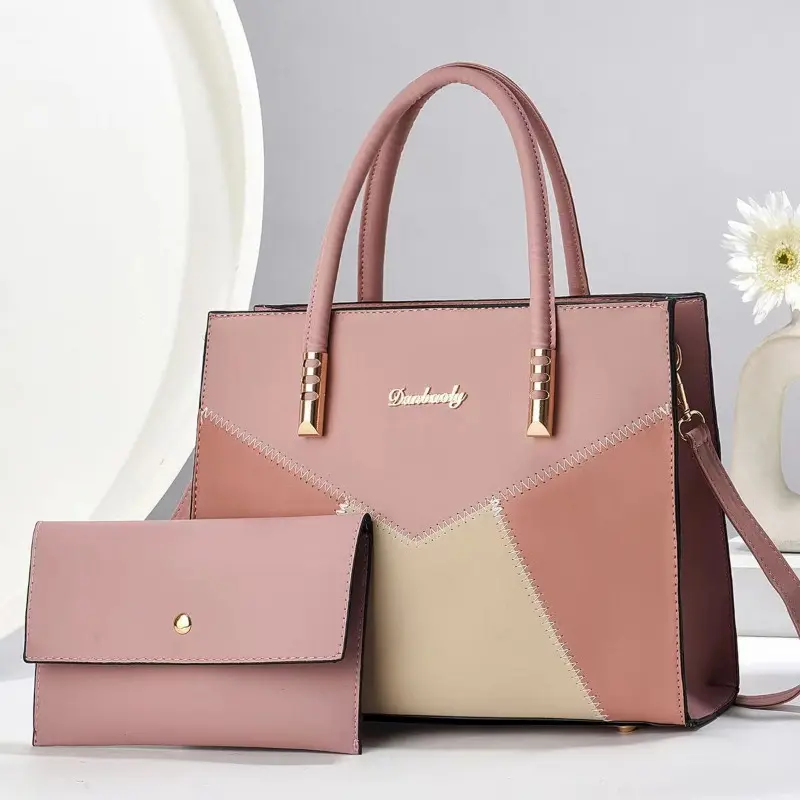 Large Capacity Women's Shoulder Bag Fashionable Crossbody Handbag Elegant Minimalist Style PU Material Ladies Messenger Bags