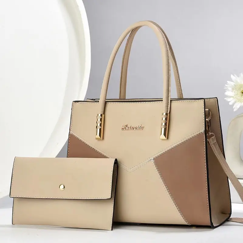 Large Capacity Women's Shoulder Bag Fashionable Crossbody Handbag Elegant Minimalist Style PU Material Ladies Messenger Bags
