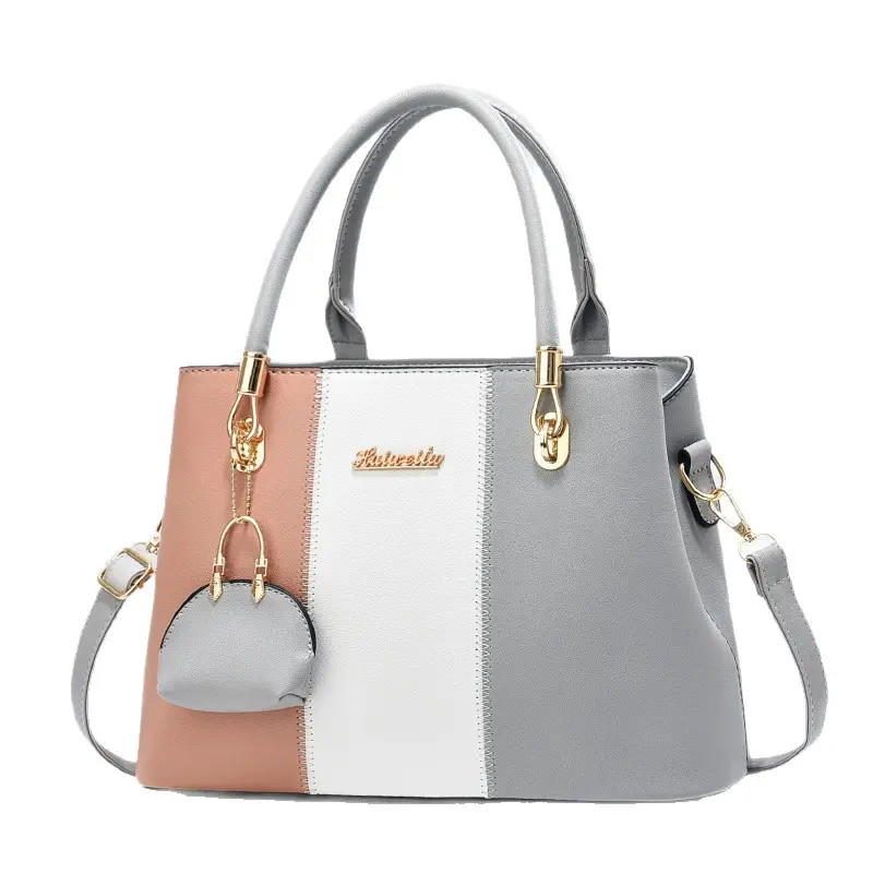 Fashionable High-End Women's Handbag Crossbody Bag Quality Texture PU Leather Zipper Ladies Crossbody Tote Sac Bolsas De Mujer
