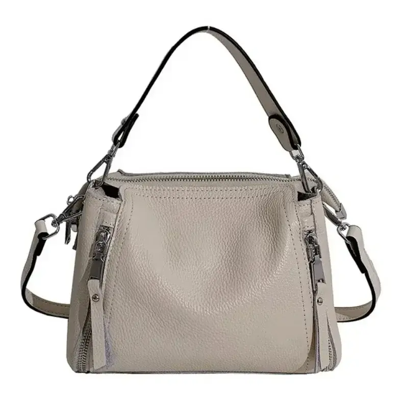 100% Genuine Leather Women Handbags High Quality Female Tote Bag Cowhide Women Shoulder Bag Fashion Luxury Ladies Messenger Bags