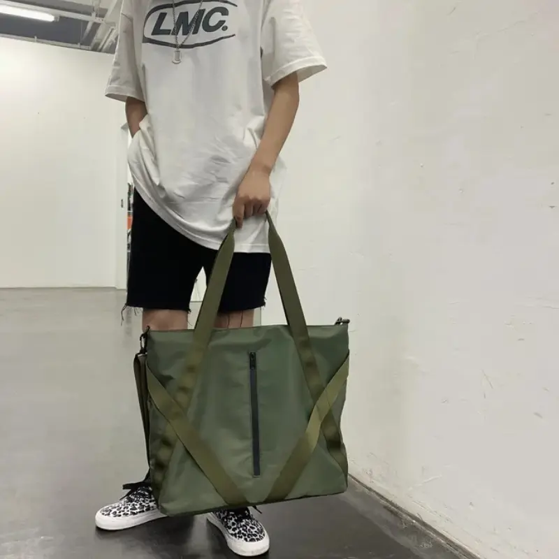 High Quality Large Capacity Shopping Bags for Women Tote Bags Nylon Female Shoulder Bag Retro Mens Handbags Travel Shoulder Bag